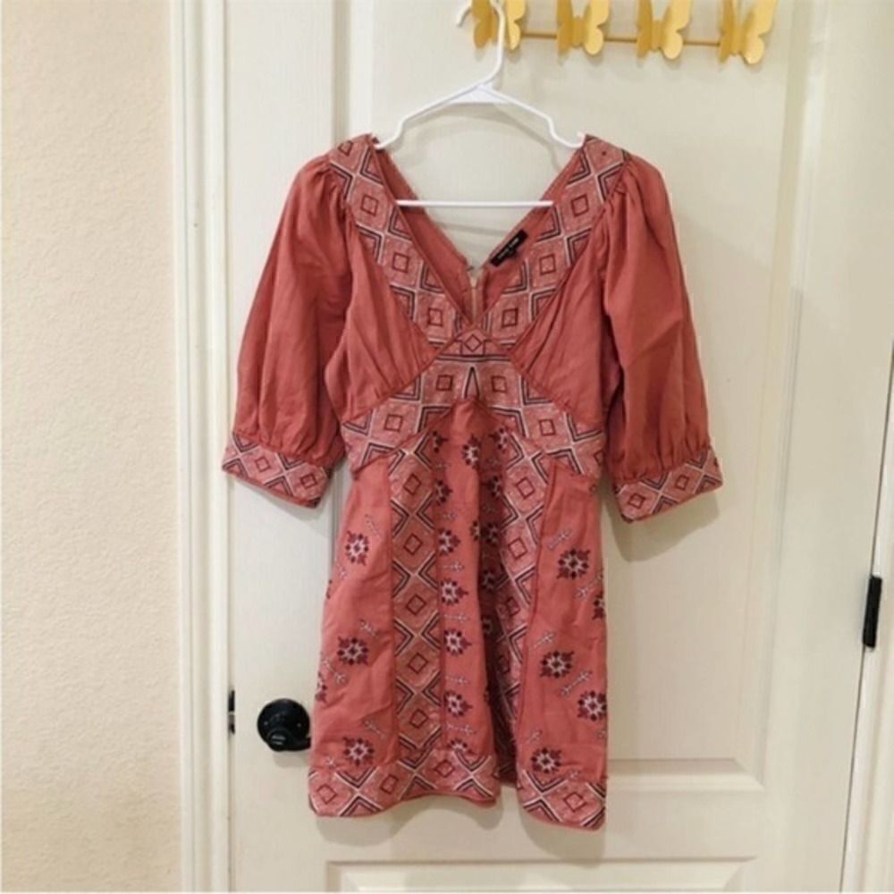 Anthropologie Love Sam Embroidered‎ Dress SP